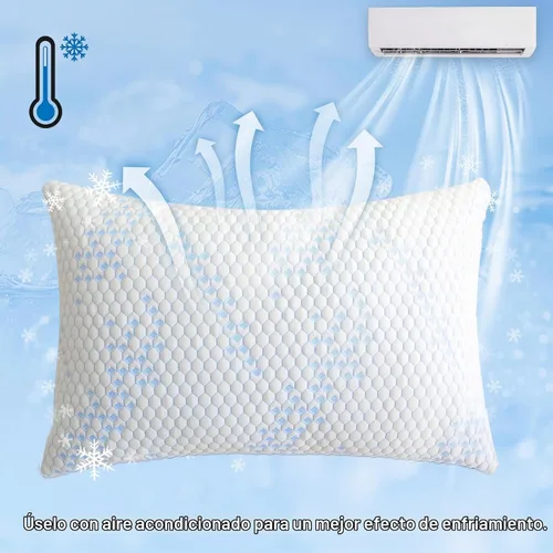 Vista 3 de Pillow Protectors (2 Pack) Queen, Waterproof Pillowcase with Zipper, Breathable, Soft Pillow Cover for Better Sleep, Machine Washable