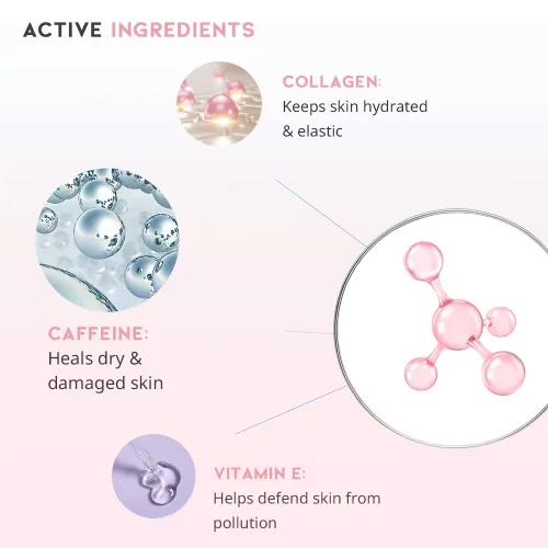 Vista 5 de Suero de crema de ojos con cafeína para ojeras, hinchazón y bolsas en los ojos, tratamiento reafirmante para hombres y mujeres con colágeno