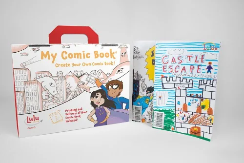 Vista 5 de Kit de creación de cómics My Comic Book de Lulu Jr., multicolor, 17.1 cm x 26.0 cm