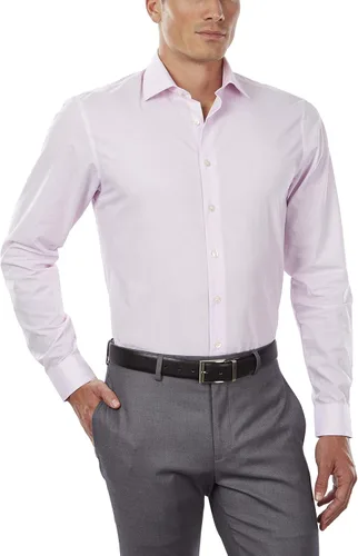 Vista 27 de Kenneth Cole - Camisa de vestir para hombre, corte ajustado, cuadros y rayas (estampadas)