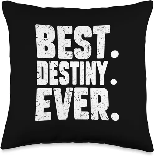 Vista 5 de Destiny Birthday Gift For Girls And Women Divertido nombre personalizado mejor. Destiny. Ever. Almohada de broma, 18 x 18 pulgadas, multicolor