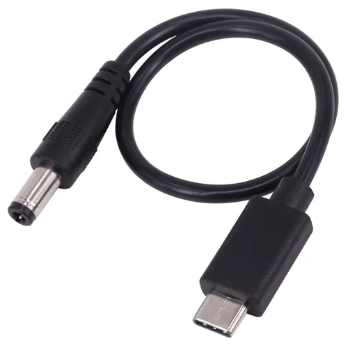 Vista 6 de [Paquete de 2 unidades de 0.8 ft USB 3.1 tipo C USB-C macho a CC 5.5X2.0.197 in macho Power Jack Extensión Cable adaptador de cable de carga
