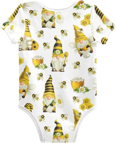 Vista 2 de vvfelixl Body para bebé niña Llama Alpaca Cactus Manga Corta Algodón Ropa de Bebé Para Niñas 0-24 Meses Negro Multi10