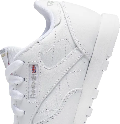 Vista 9 de Reebok Little Kid Classic - Tenis de cuero Negro