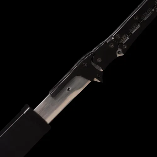 Vista 5 de Samuel Rodrigues/Raiden Sword Japanes Juego Cosplay Prop Metal Versión mejorada Katana Negro/Rojo No Sharp