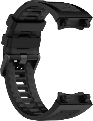 Vista 3 de QGHXO Correa para Amazfit T-Rex 2, correa de repuesto de silicona suave para Amazfit T-Rex 2 / Active Edge Smartwatch