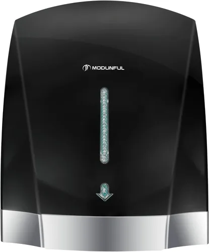 Vista 10 de modunful Secadores de manos compactos para baños domésticos: secador de manos Turbo Power con enchufe de 110V, flujo de aire dual, D5 Ease Pure