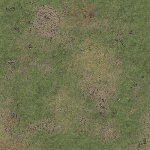 Vista 2 de Battle Systems Alfombrilla de juego (campos de hierba, 3 x 3)