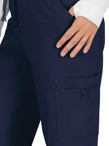 Vista 3 de KOI Basics - pantalón médico de cintura baja y cómodo para mujer