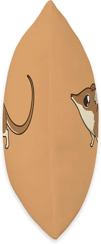 Vista 2 de Kawaii jumping shrews and sengis Kawaii Elephant Shrew - Almohada de 16 x 16 pulgadas, multicolor