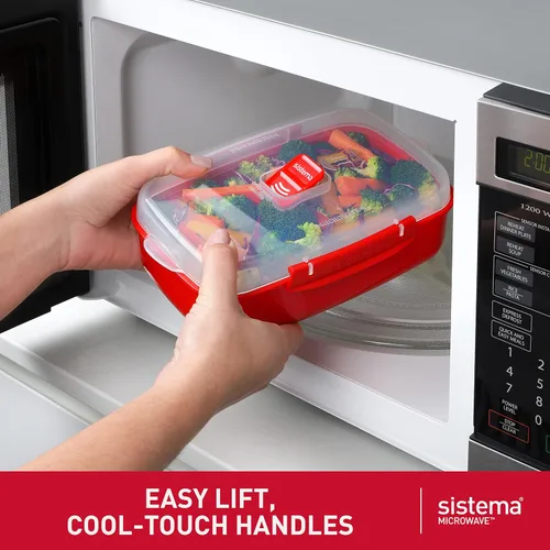 Vista 4 de Sistema 1153 Microondas Heat & Eat, rojo