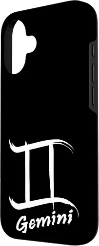 Vista 2 de iPhone 16 Gemini Sign With Zodiac Symbol Astrological Womens Mens Case