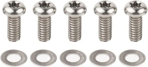 Vista 10 de NICECNC 5 tornillos de cubierta Derby de aleación de titanio azul compatibles con Harley Road Glide FLTRX 2015-2022, Heritage Softail Classic FLSTC