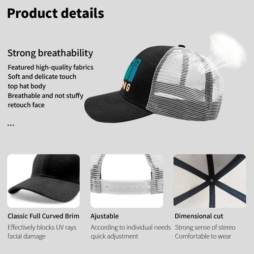 Vista 7 de devor Dad Hats Hunting Baseball Cap for Women Graphic Denim Dad Hat Adjustable