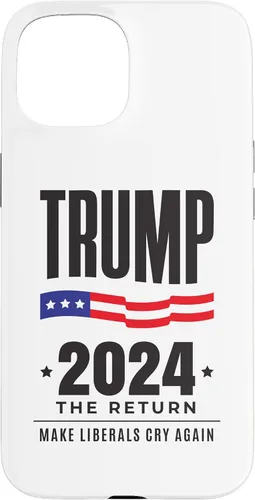 Vista 6 de iPhone 13 Pro Max Trump 2024 - The Return - Make Liberals Cry Again - Funda de elección