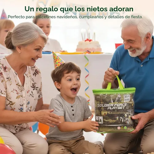 Vista 6 de 3 otters 250PCS Army Men Playset, Military Soldier Toy
