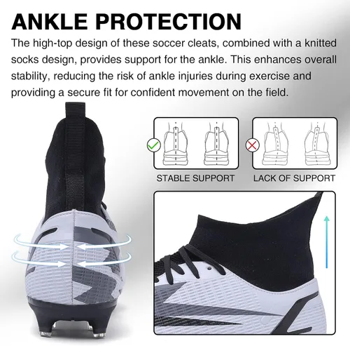 Vista 5 de CBUSTER GRESKY - Botines de fútbol AGFG para hombre y mujer