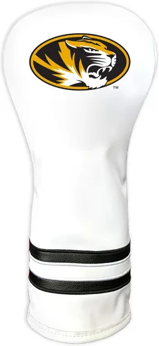 Vista 23 de Team Golf NCAA Funda para Cabeza de Palo de Golf Fairway Vintage Blanca, Diseño que se Ajusta a la Forma, Diseño Retro