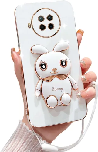 Vista 8 de Funda compatible con Redmi Note 9 Pro Funda de teléfono TPU Silicona Soporte galvanizado Suave Durable Caída Protección a prueba de golpes para 7