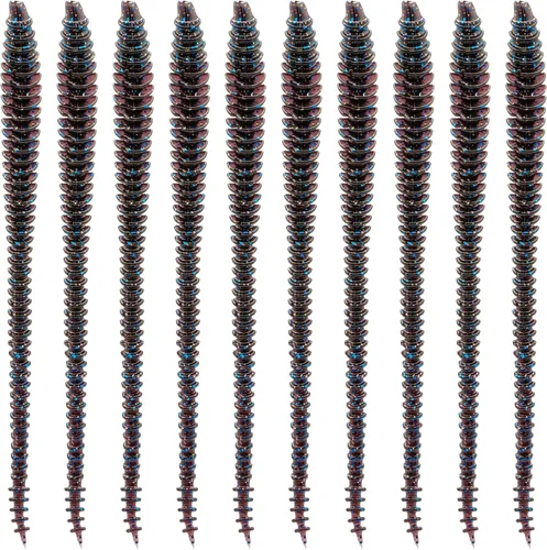 Vista 11 de 6th Sense Gusano Boosa Shakey - Cuerpo acanalado alterno, movimiento flexible, acción de cola bulbosa (10/pk) - Fabricado en los Estados Unidos