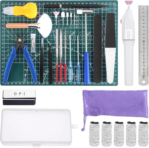 Vista 7 de Fippy 11 piezas Kit de herramientas para modelos, kit de herramientas Gundam, kit de herramientas de construcción para pasatiempos para armado