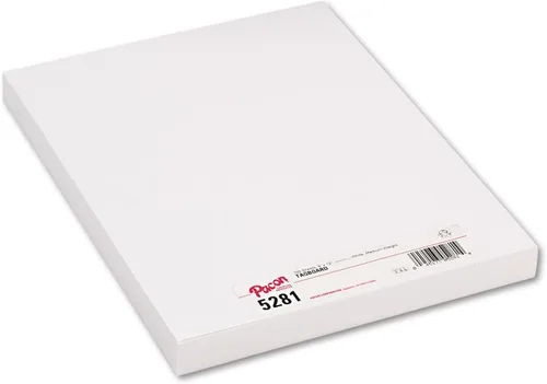 Vista 4 de Pacon 5281 Etiqueta de peso medio, 12 x 9, Blanco, 100/Paquete