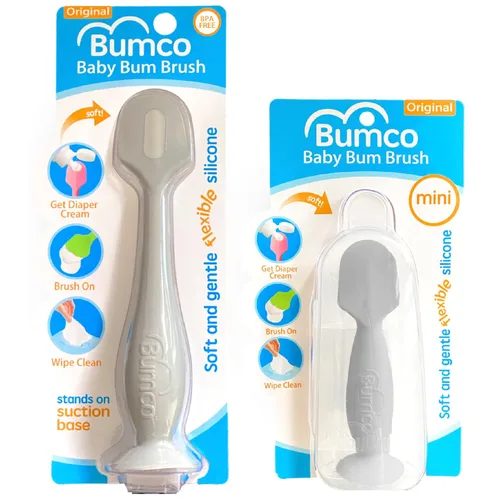 Vista 11 de Bumco - Espátula de crema para pañales para el hogar y los viajes, aplicador de crema para pañales sin BPA, aplicador de crema suave para dermatitis