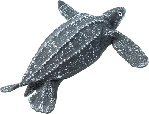 Vista 6 de Safari Ltd. Figura de tortuga marina de cuero sintético, figura detallada de 4.25 pulgadas, juguete educativo divertido para niños, niñas y niños a