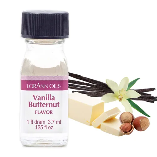 Vista 2 de LorAnn Vanilla Butternut SS Flavor, 1 botella de dram (0.0125 fl oz - 0.1 fl oz - 1 cucharadita)