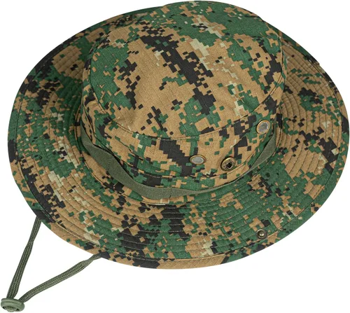 Vista 34 de Sombreros de sol para hombres y mujeres, sombrero de cubo UPF 50+, sombrero Boonie plegable, protección UV, senderismo, playa, pesca, safari