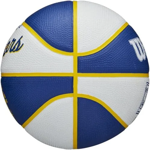 Vista 4 de Wilson NBA Team Retro Mini Balones de Baloncesto - Tamaño Mini - 3" Golden State Warriors