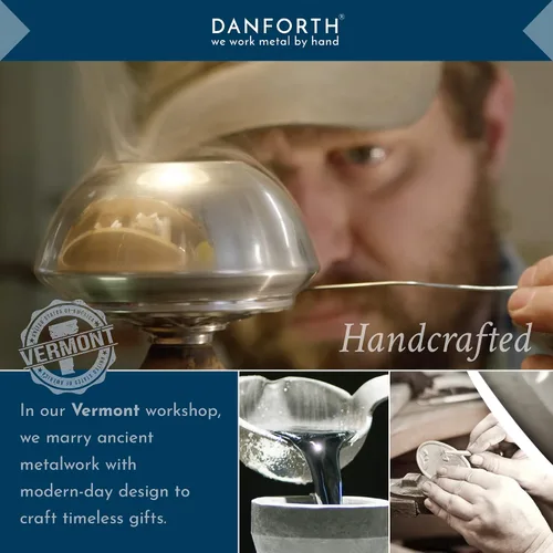Vista 8 de DANFORTH Clip de dinero de trébol de cuatro hojas para hombre, hecho a mano, peltre metálico, trébol irlandés, 2 pulgadas, fabricado en Estados