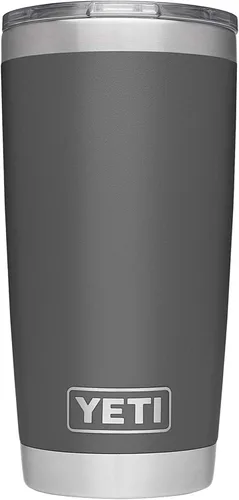 Vista 11 de YETI Rambler - Vaso de acero inoxidable con aislamiento al vacío de 20 onzas con tapa MagSlider Todo acero inoxidable