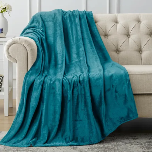 Vista 129 de Utopia Bedding - Manta de vellón de lujo, mullida, antiestática; manta de suave microfibra de 8.8 oz/yd² (300 g/m²) para sofá y cama; tamaño Gris