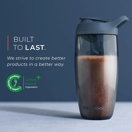 Vista 8 de Promixx Pursuit - Botella mezcladora de proteínas, botella deportiva prémium para mezclas de proteínas y batidos de suplementos, vaso mezclador