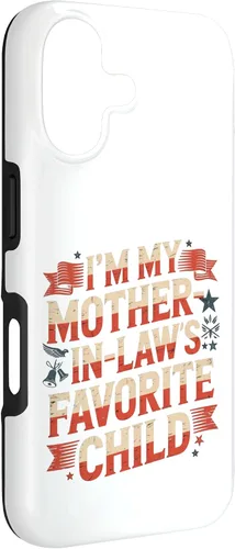Vista 3 de Im My Mother n Law Favorite Child American Flag Funny Parent Case for iPhone 17