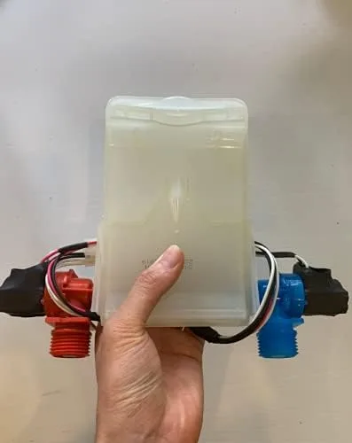 Vista 3 de Reemplazo de la válvula de entrada de agua para Whirlpool WTW4810EW2 WTW4815EW1 WTW4815EW2 WTW4816FW0 WTW4816FW1 WTW4816FW2 WTW4850HW0 WTW4855HW0