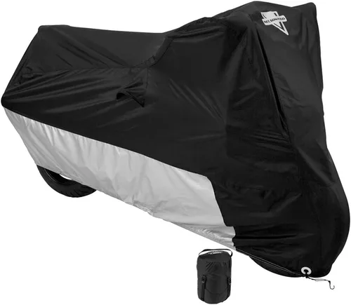 Vista 3 de Protector de motocicleta de lujo Nelson-Rigg, protección contra la intemperie, UV, ventilación, escudo de calor, forro para parabrisas, bolsa