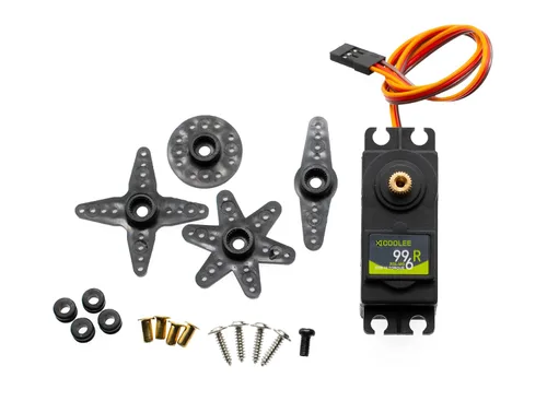 Vista 7 de MG-996 1.94 oz Servo Metal Gear de alta velocidad Servo Motor servo digital para robots bipedados programables, manipuladores, barco de control