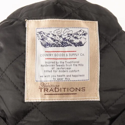 Vista 6 de Heritage Traditions Gorro de lana Tweed Panel Peak Newsboy Gorra Azul, Azul