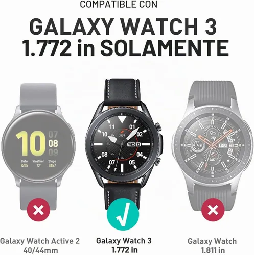 Vista 2 de SUPCASE [Unicorn Beetle Pro] Serie de funda para Galaxy Watch 3 [45mm] lanzamiento 2020, funda protectora resistente con correas Scratch-resistant