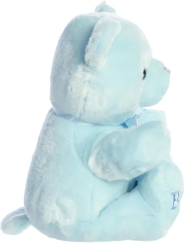 Vista 4 de Aurora® Snuggly Comfy™ - Animal de peluche para bebé, compañero reconfortante, juego imaginativo, color azul, 13 pulgadas
