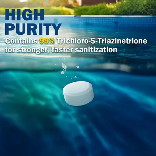 Vista 7 de XtremeClear Tabletas de Cloro de 1" para Piscina, Jacuzzi y Spa Elimina Bacterias y Algas Desinfectante Hace el Agua Limpia y Cristalina