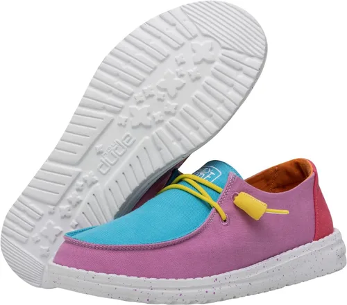 Vista 163 de Hey Dude Wendy - Zapatos de mujer, mocasines sin cordones para mujer, cómodos y ligeros
