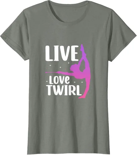 Vista 12 de Camiseta Twirl Baton Twirling Twirler Majorettes, Negro