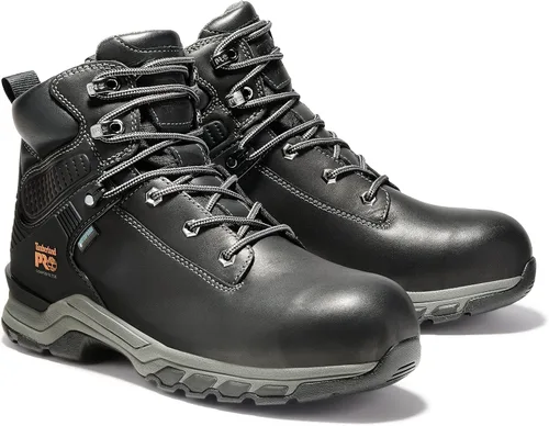 Vista 2 de Timberland PRO Hypercharge - Botas industriales impermeables para hombre, 6.0 in 2-Negro V1