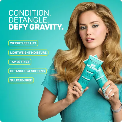 Vista 2 de Marc Anthony Acondicionador de gran volumen, humedad sin peso para cabello voluminoso