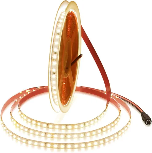 Vista 12 de ALITOVE Tiras de Luces LED Blancas Luz de Día 6000K 32.8ft 1200LEDs 2835SMD 24V 120W 21600LM Ultra-brillantes Luces LED Flexibles en Cuerda