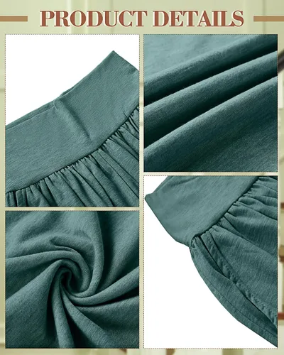Vista 5 de Neer - Conjunto de 3 pantalones de yoga de pierna ancha para mujer, cómodos, holgados, de cintura alta, pantalones deportivos casuales