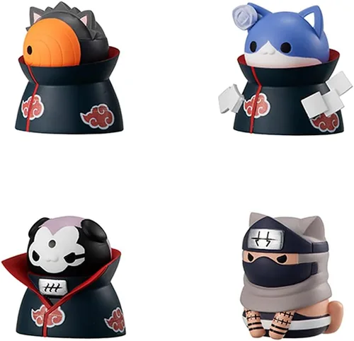 Vista 6 de Megahouse - Naruto Shippuden - Nyaruto Shippuden: Battle to defend Konoha!, Mega Cat Project (set completo con regalo)